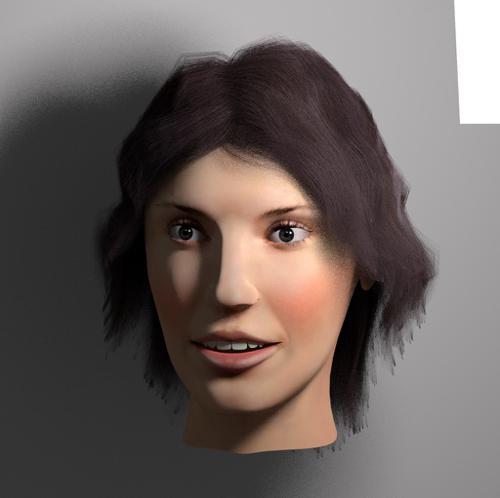 Woman head preview image